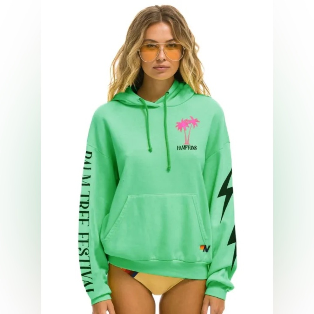 Aviator Nation hoodie - Palm tree festival edition
